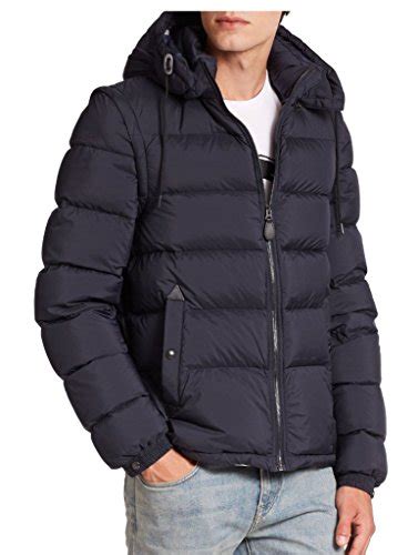 burberry brit mens navy down 2in1 vest/jacket detachable|Detachable Sleeve Nylon Puffer Jacket in Navy .